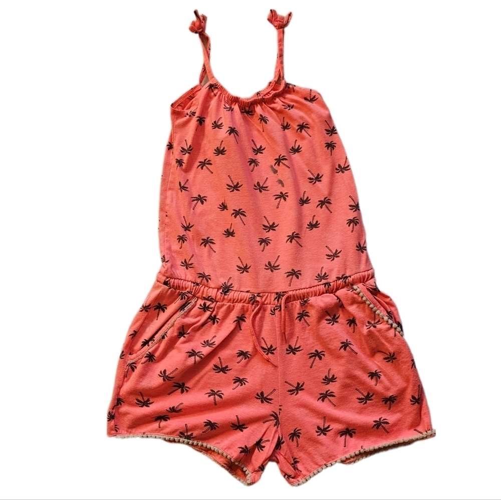 Romper with palm trees desig